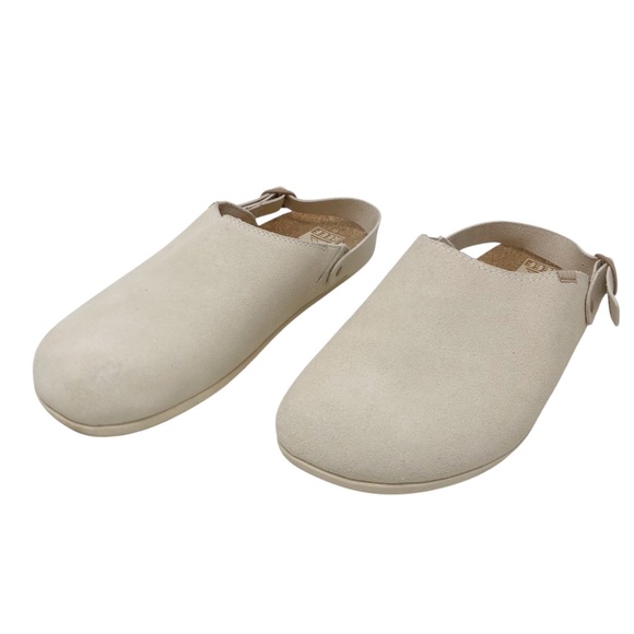 Reef Shoes - Reef Cushion Sage SE Suede‎ Sand Color Clog Slip-On Woman’s Size 11